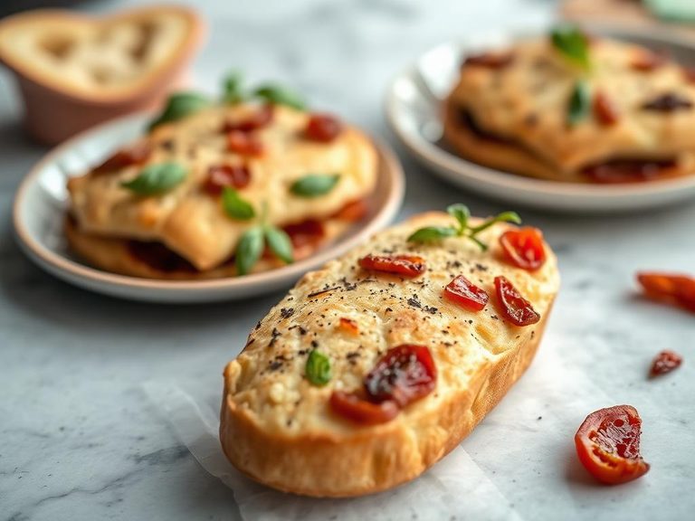 Focaccia with Sun-Dried Tomatoes