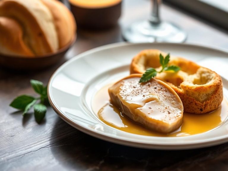 Foie gras with brioche