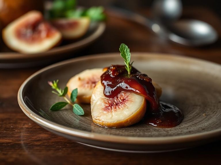 Foie gras with fig jam