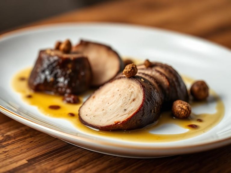 Foie gras with truffles