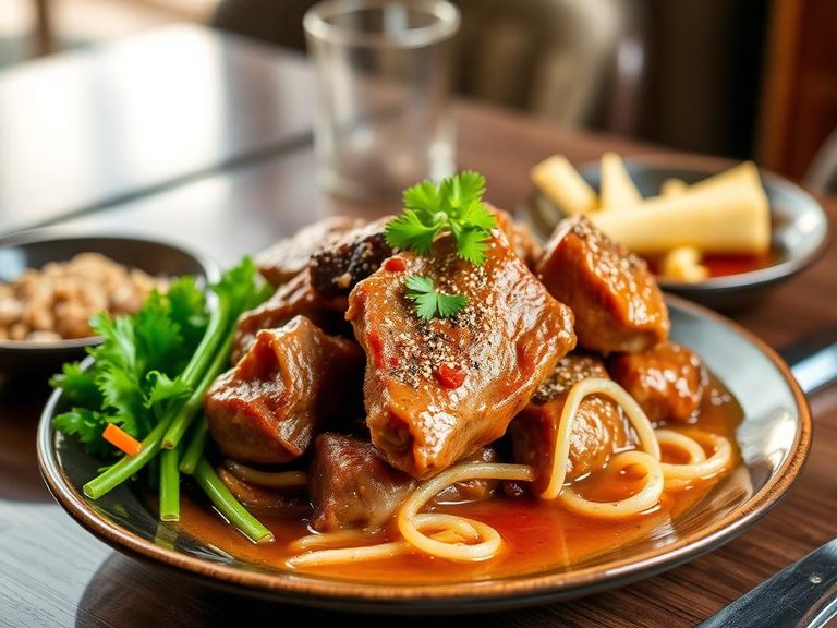 Fondue Chinoise (a meat-based fondue with broth)