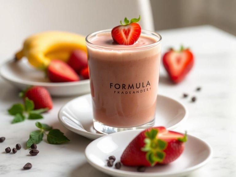 Formula as a base for toddler smoothies