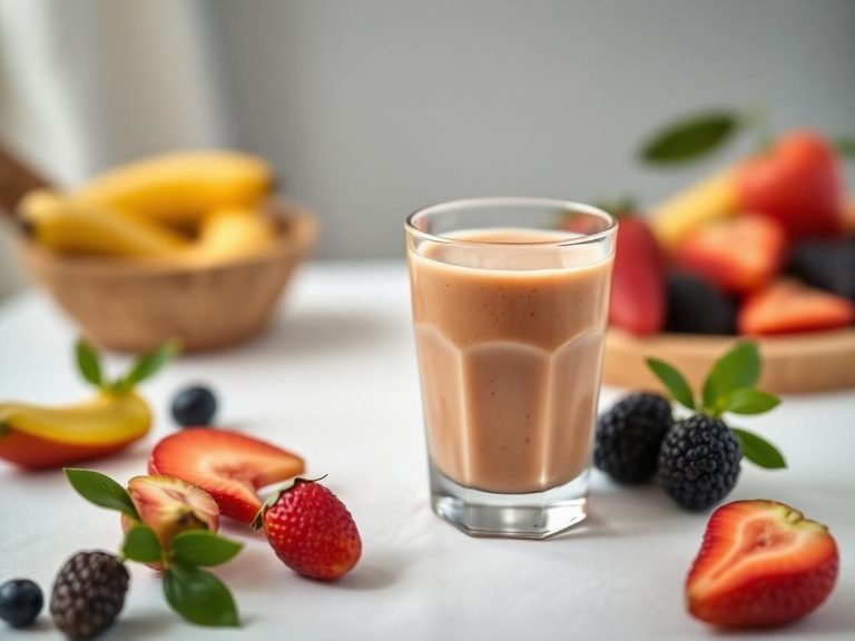 Formula-based fruit smoothie for older babies