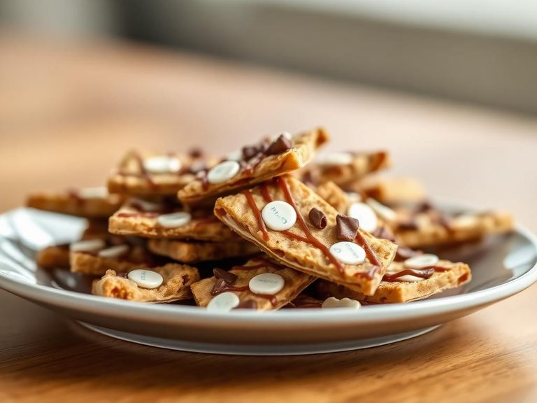 Fortune cookie brittle or bark