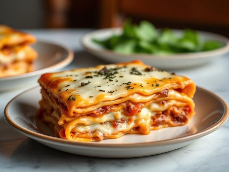 Four-Cheese Lasagna