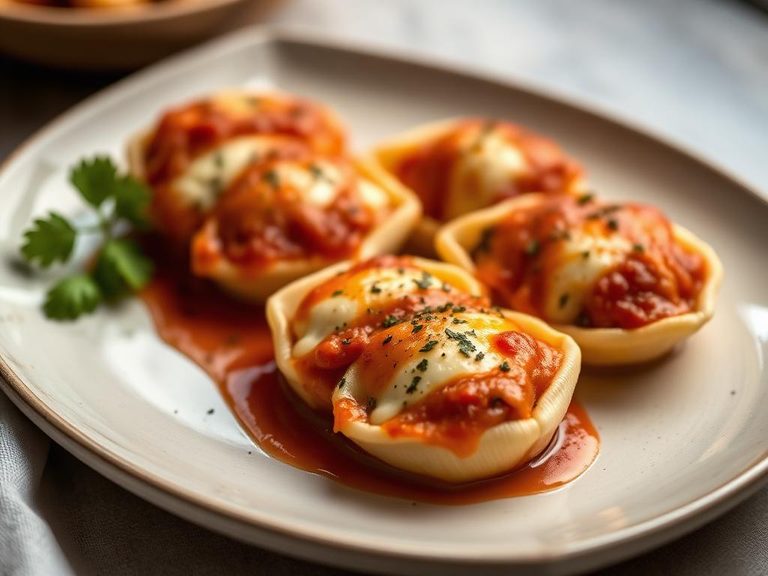 Four Cheese Stuffed Shells
