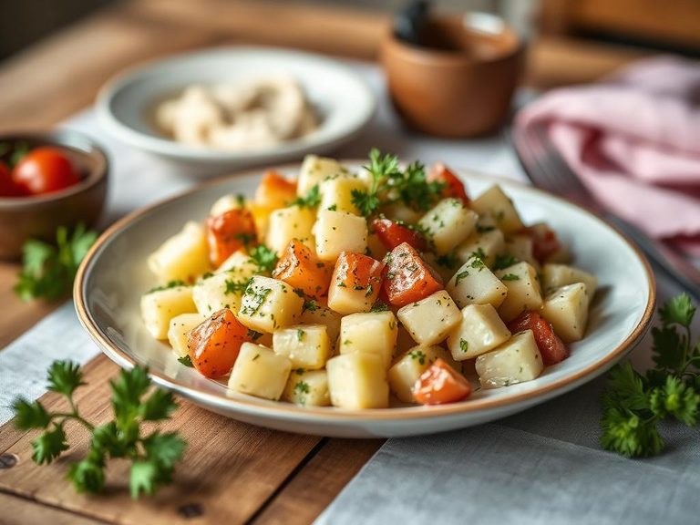 Franconian potato salad (Kartoffelsalat)