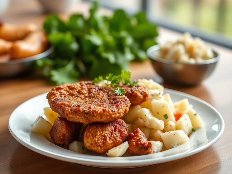 Frankfurter and Potato Salad