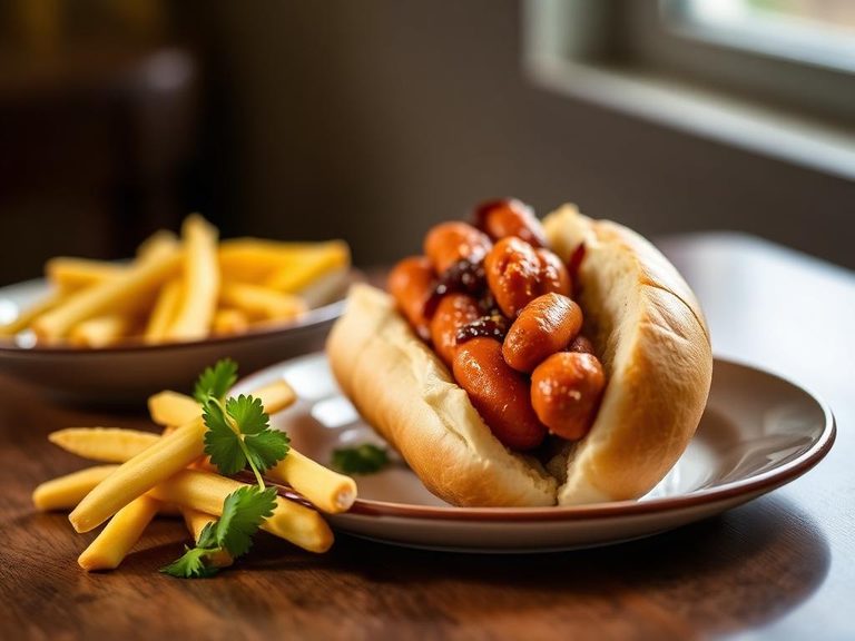 Frankfurters in a bun