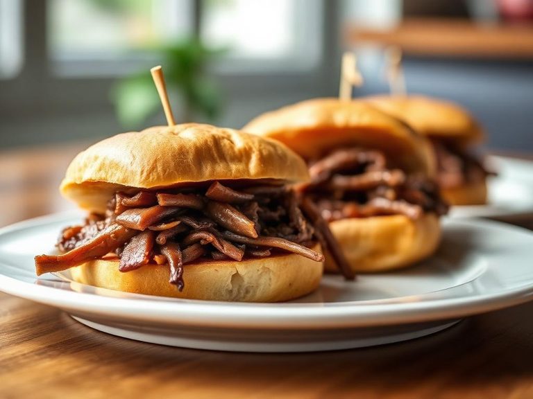 French dip sandwiches