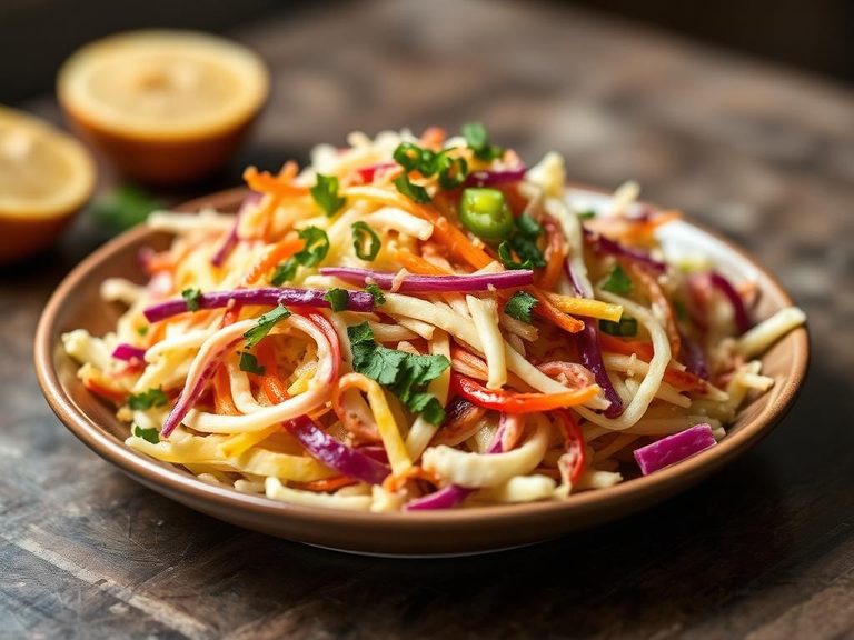 French dressing coleslaw