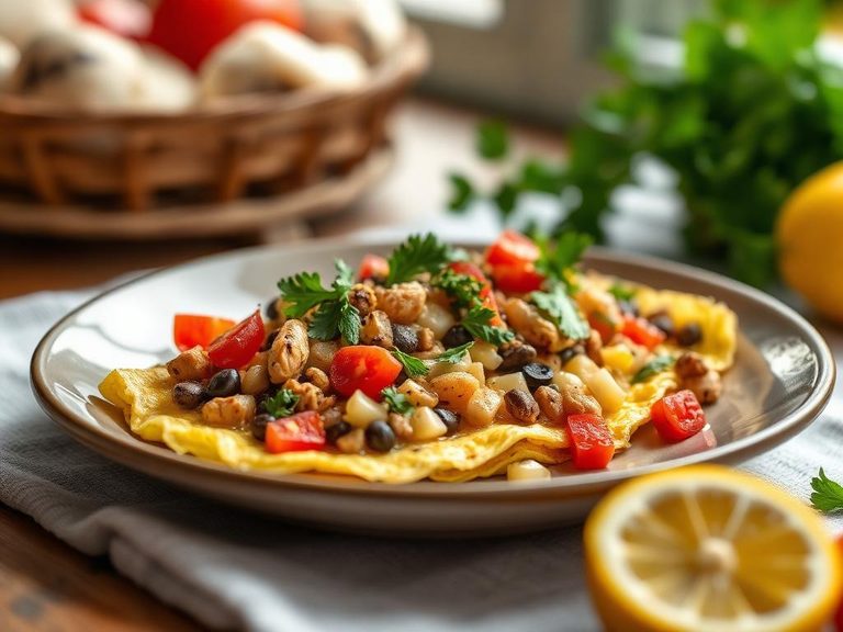 French omelette filling