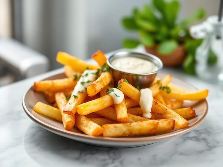 French pommes à la mayonnaise