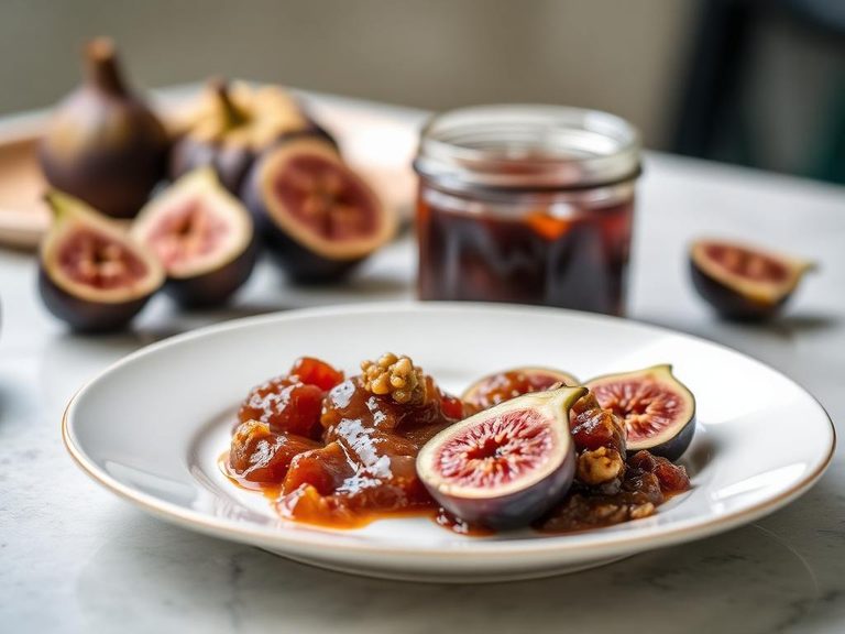Fresh Fig and Walnut Jam