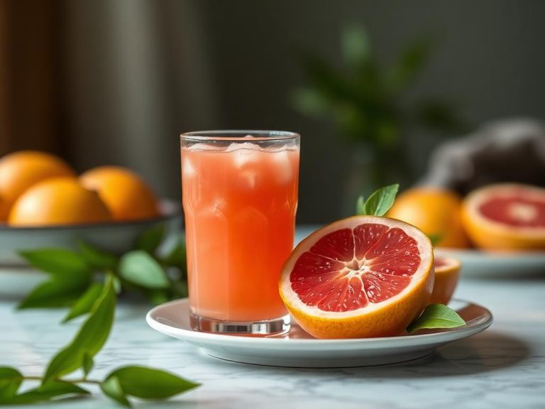 Fresh grapefruit juice