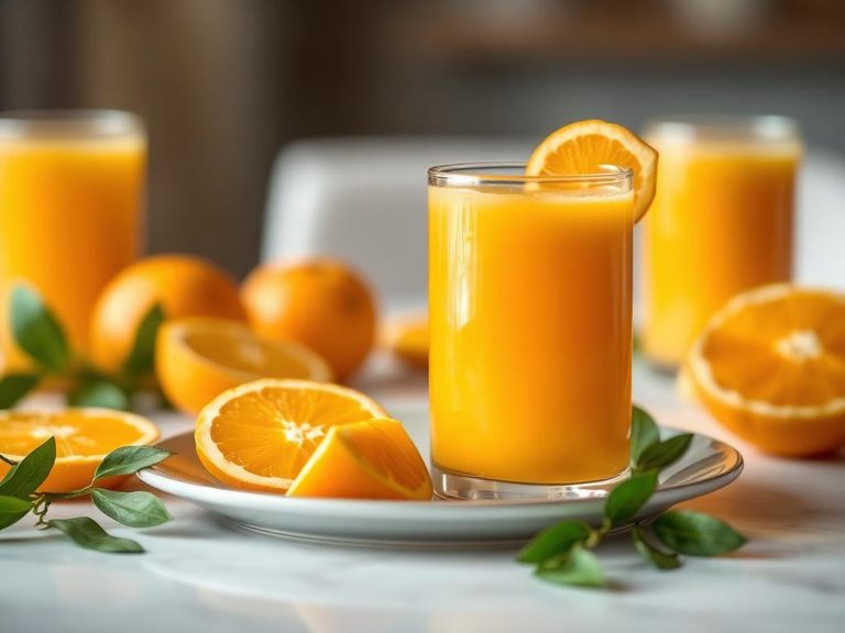 Fresh orange juice