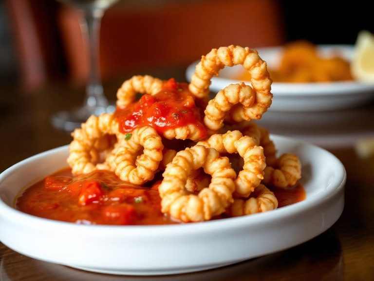 Fried Calamari with Marinara