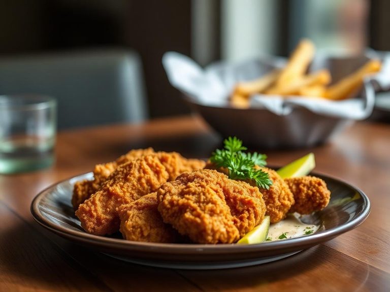 Fried chicken side dish