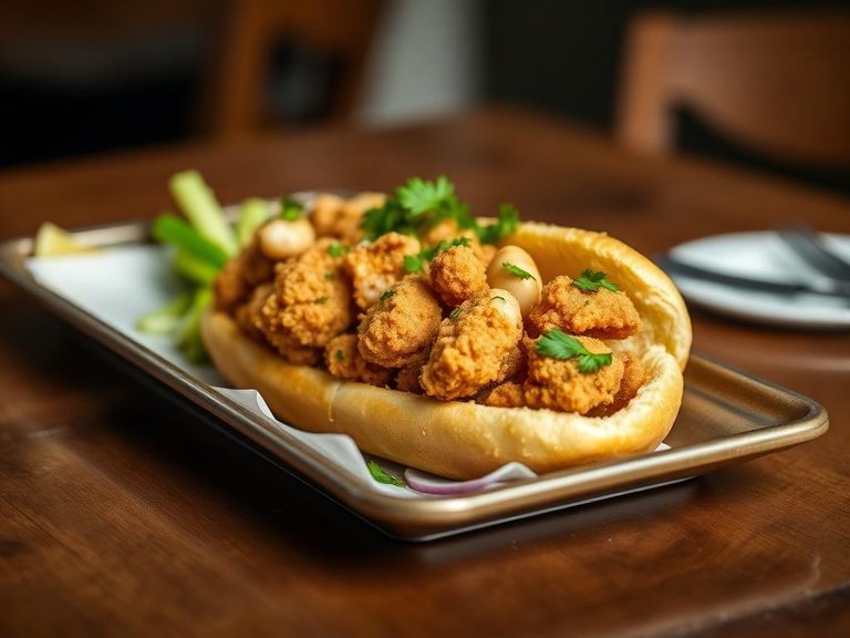 Fried Clam Po' Boy