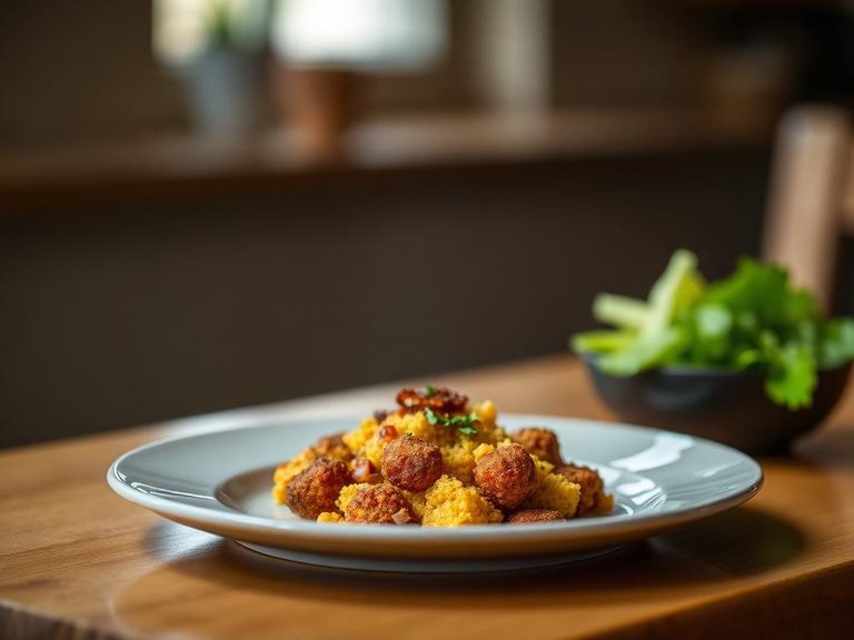 Fried cornmeal mush