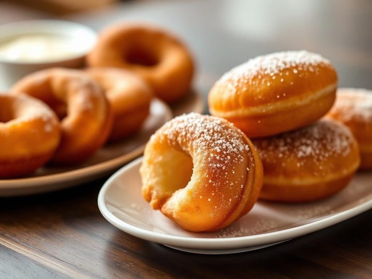 Fried dough (e.g., doughnuts, beignets)