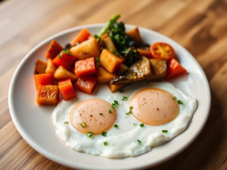 Fried Eggs or Sautéed Vegetables