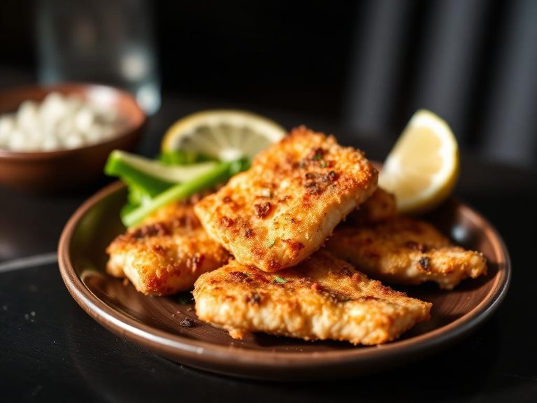 Fried fish fillets