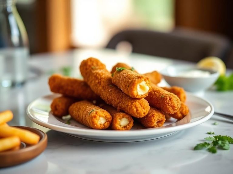 Fried Mozzarella Sticks