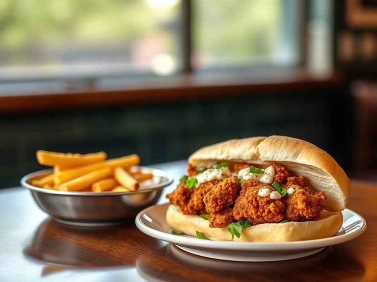 Fried Oyster Po' Boy