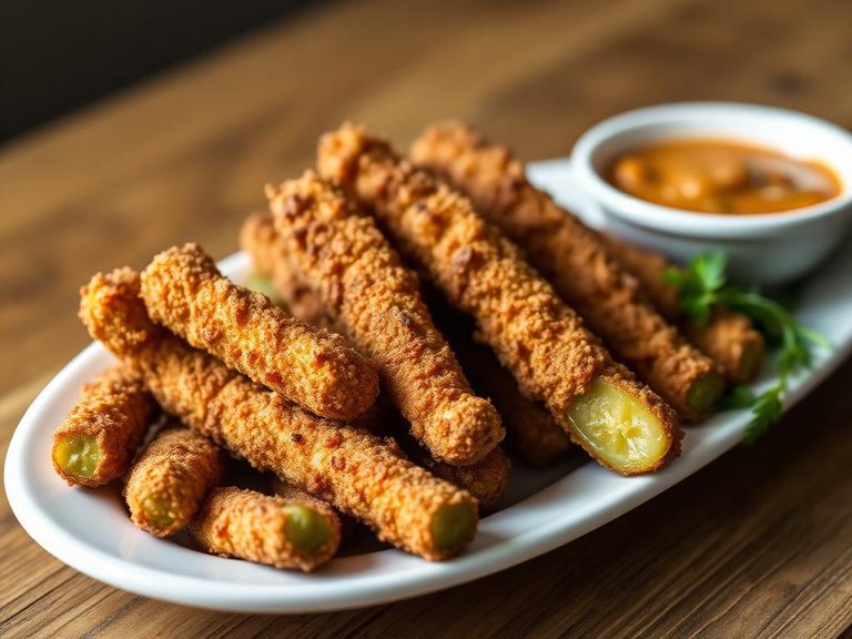 Fried pickle spears