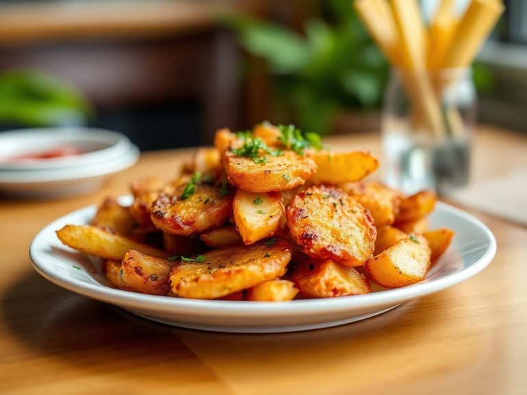 Fried potatoes or hash browns