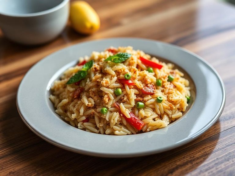 Fried Rice with Pasta
