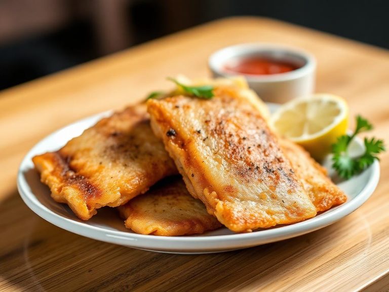 Fried Scup Fillets