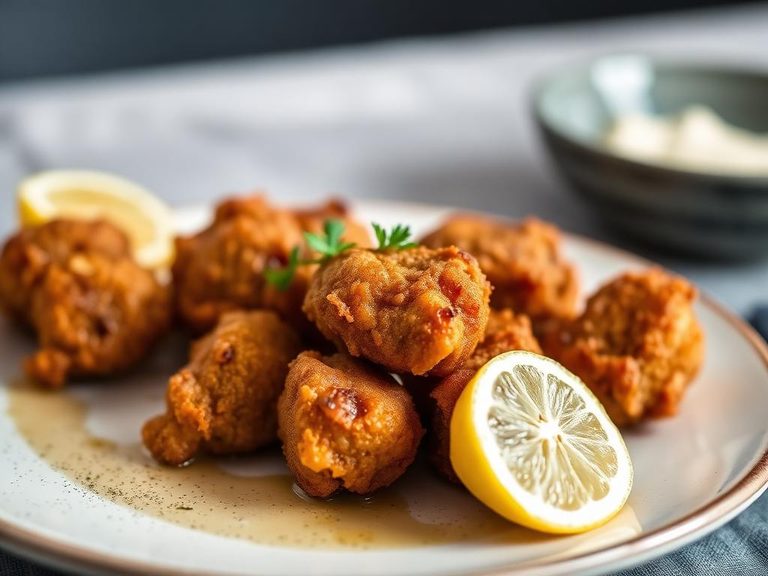 Fried Sweetbreads with Lemon