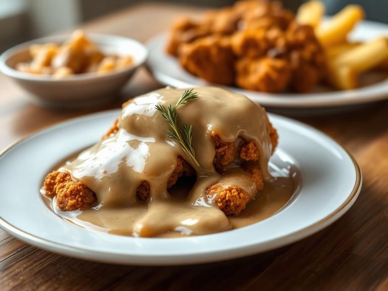 Fried Turkey with Gravy