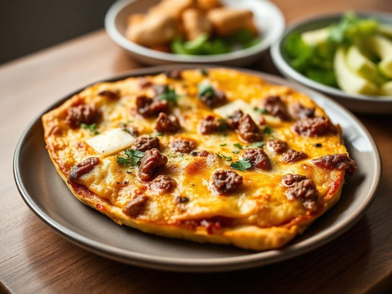 Frittata with Meat and Cheese
