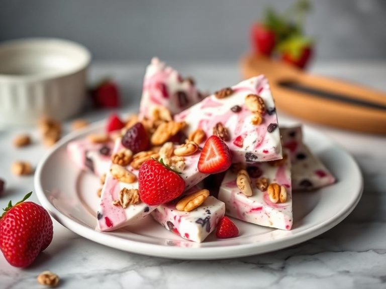 Froyo Bark with Fruit and Nuts
