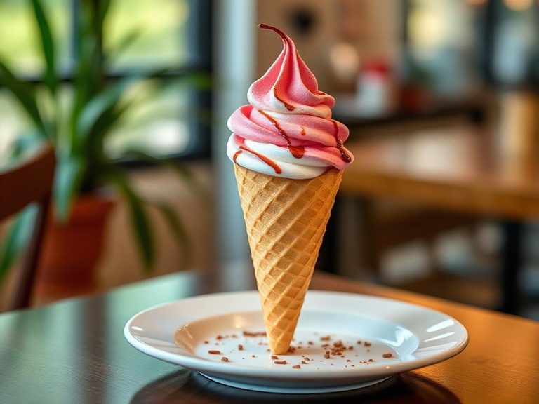 Frozen Dairy Dessert Cone