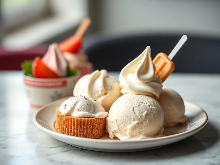 Frozen desserts and ice cream