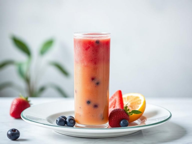 Frozen fruit juice tube