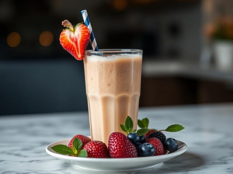 Frozen fruit smoothie