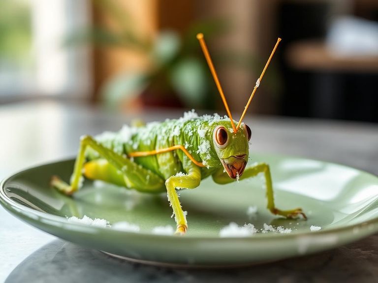 Frozen Grasshopper