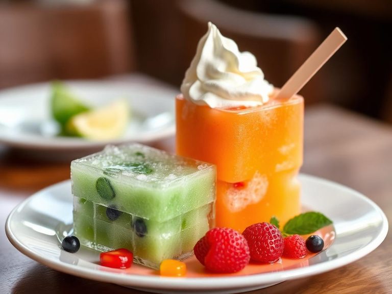 Frozen Juice Bar with Cream