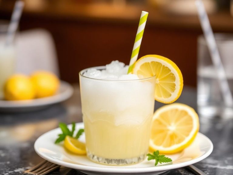 Frozen Lemonade Slushie