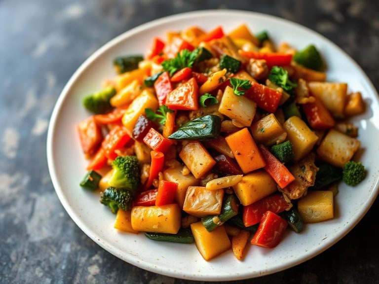 Frozen Vegetable Medley Stir-fry