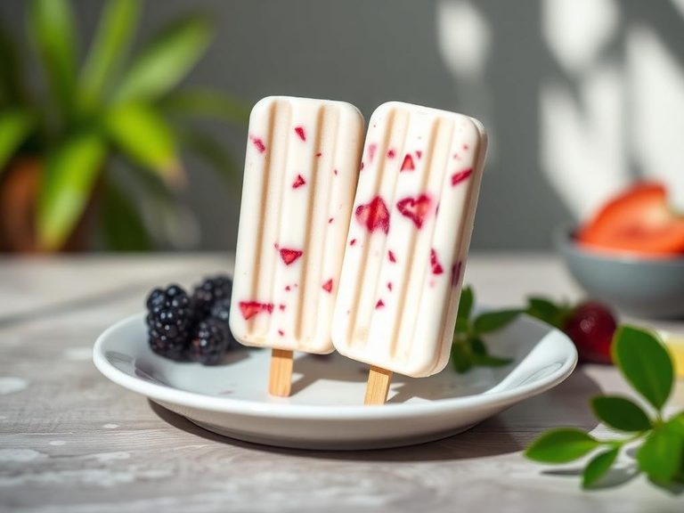 Frozen Yogurt Popsicles