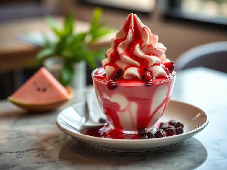 Frozen Yogurt Sundae