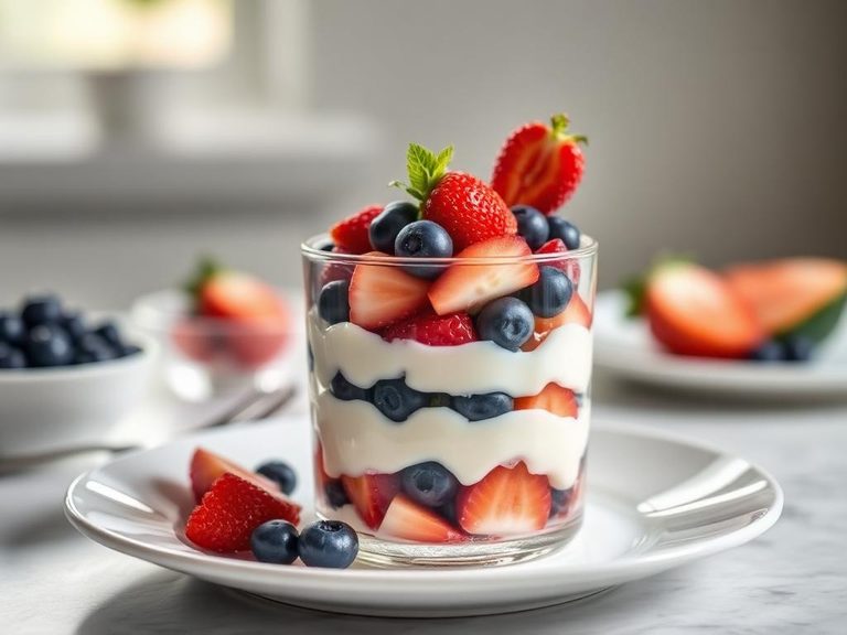 Fruit and yogurt parfait base