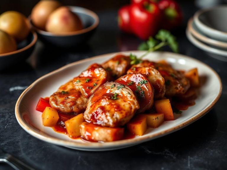 Fruit-based marinades for meats