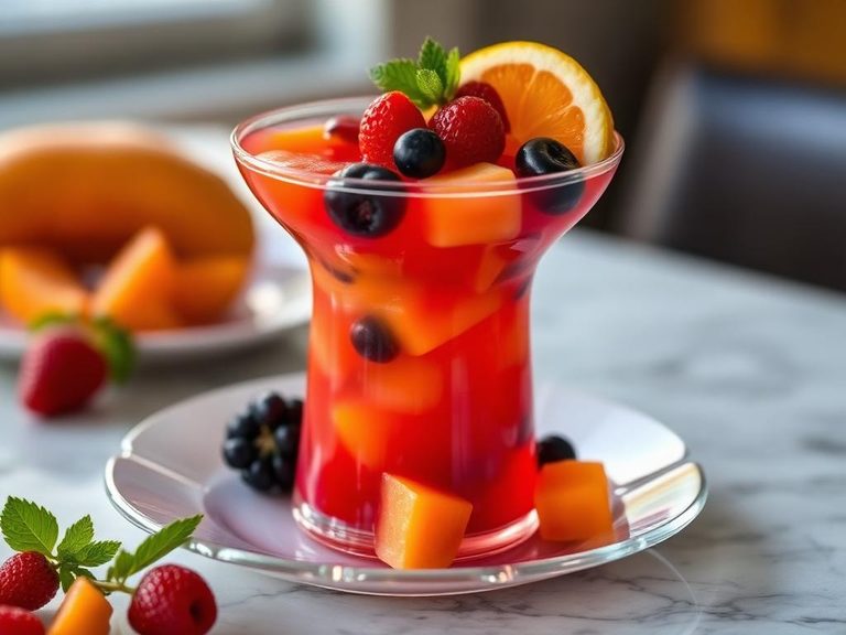 Fruit Cocktail in Gelatin